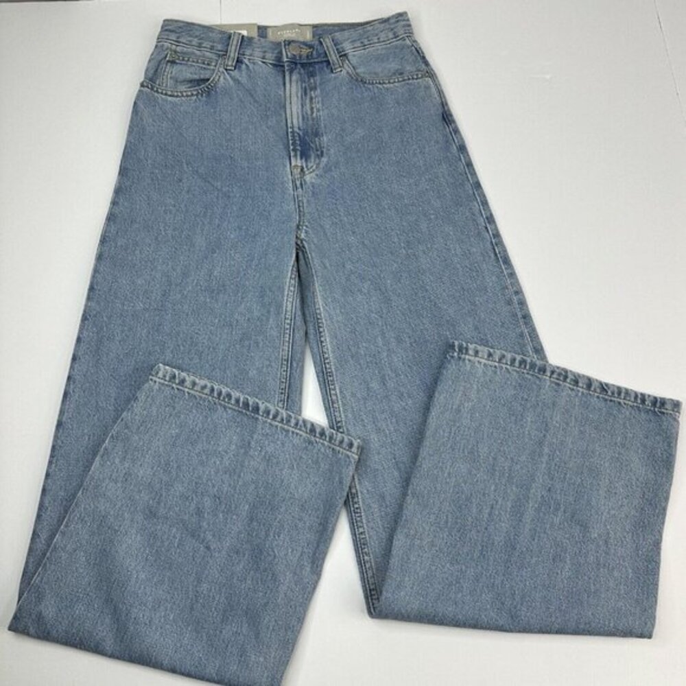 Everlane Women’s‎ NWT Light Indigo Wide-Leg The Baggy Jean W23R/L31